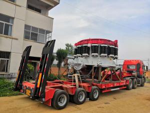 發(fā)往廣東CS圓錐破碎機啟程